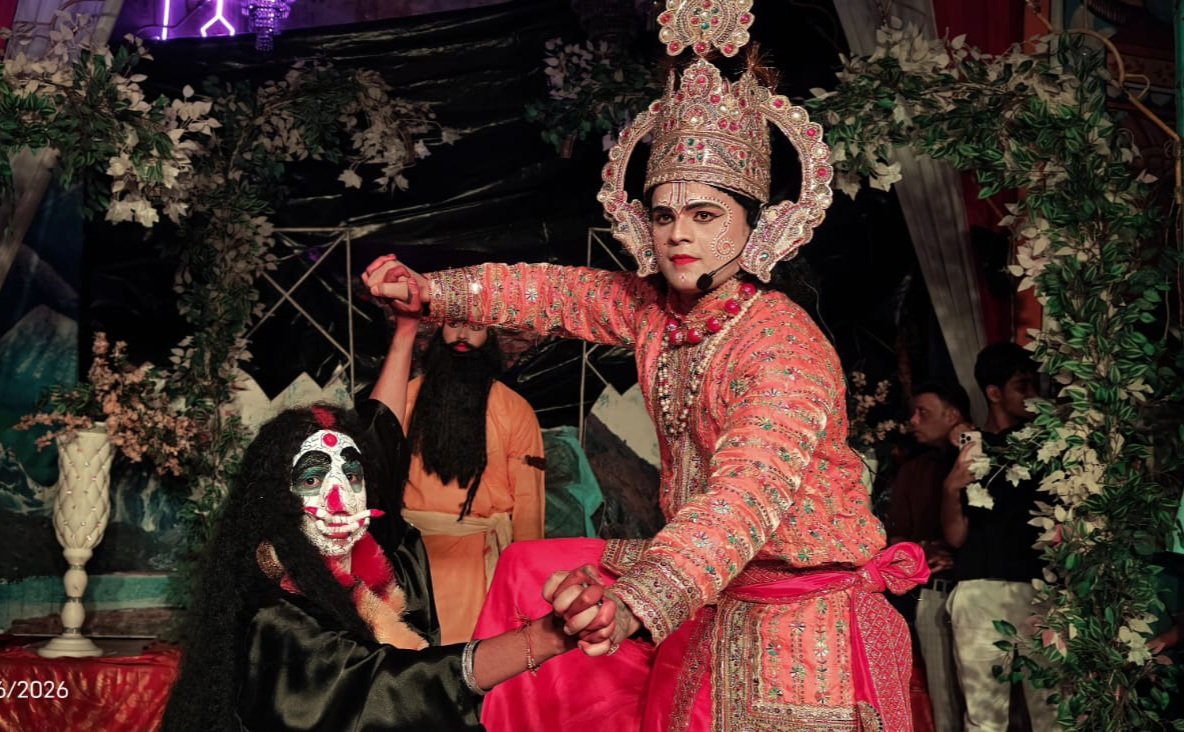 श्री रामलीला समिति (रजि.)मौ.लक्कड़हारान ज्वालापुर हरिद्वार के 120 वे वार्षिकोत्सव दिनांक 06-10-2026 को सीता जन्म, ताड़का वध,सुबाहु वध लीला का मंचन रंगमंच पर किया गया।