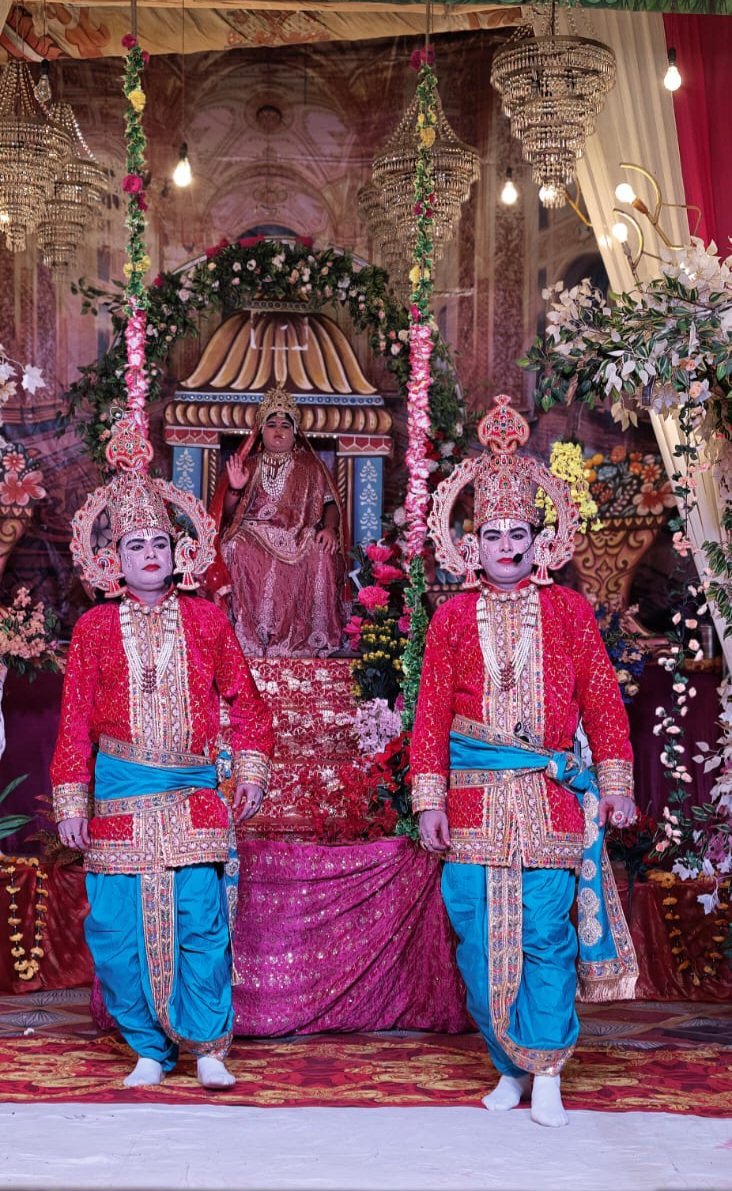 लक्कड़हारान ज्वालापुर हरिद्वार के 120 वे वार्षिकोत्सव पर अहिल्या उद्धार, प्रयाग दर्शन, मीना बाजार, पुष्पवाटिका लीला का मंचन रंगमंच